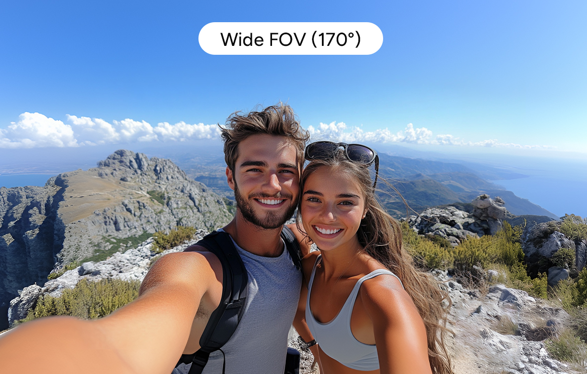 C110 Plus 170° geniş açılı mini kamera